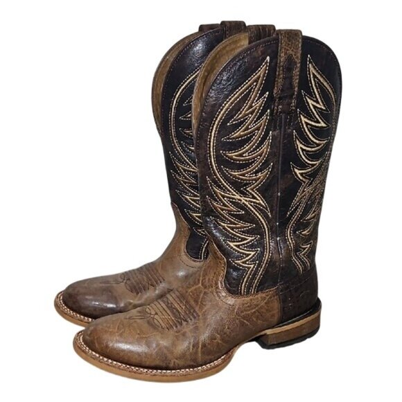 Ariat Slick Fork Western Cowboy Boots ATS Pro Size 8.5D Men\'s Leather Comfort main image 10